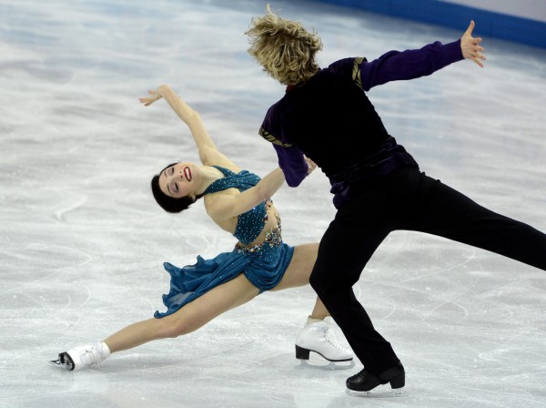 USA's Meryl Davis and Charlie White perform in the team free ice dance during the Winter Olympics at the Iceberg Skating Palace in Sochi, Russia, on Sunday, Feb. 9, 2014. USA's Meryl Davis and Charlie White perform in the team free ice dance during the Winter Olympics at the Iceberg Skating Palace in Sochi, Russia, on Sunday, Feb. 9, 2014.