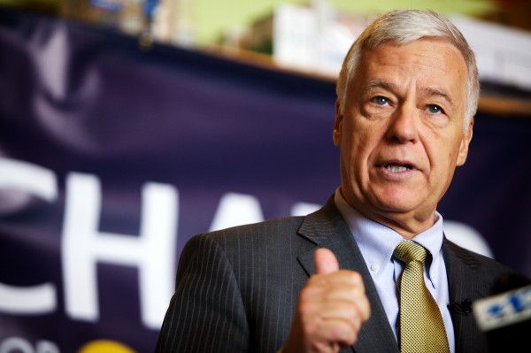 U.S. Rep. and Democratic gubernatorial candidate Mike Michaud speaks about his plan to build Maine’s economy during a campaign event at Portland’s Rosemont Market on Wednesday. U.S. Rep. and Democratic gubernatorial candidate Mike Michaud speaks about his plan to build Maine’s economy during a campaign event at Portland’s Rosemont Market on Wednesday.