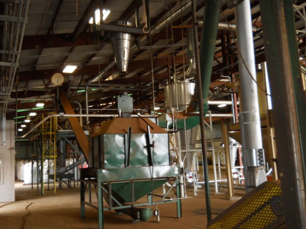 The interior of the pellet manufacturing facility in Crockett, Texas, whose owner, Zilkha Biomass Energy, will provide the technology for a proposed pellet facility in Millinocket. The interior of the pellet manufacturing facility in Crockett, Texas, whose owner, Zilkha Biomass Energy, will provide the technology for a proposed pellet facility in Millinocket.