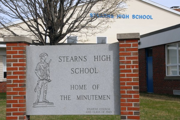 A May 2013 file photo of Stearns High School. A May 2013 file photo of Stearns High School.