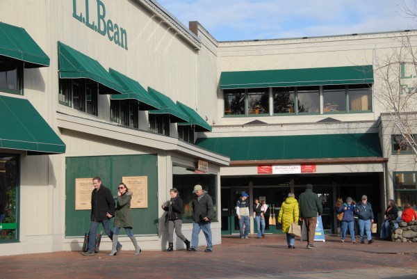 L.L. Bean's flagship store in Freeport in December. L.L. Bean's flagship store in Freeport in December.