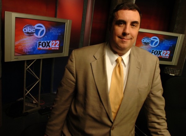 Michael Palmer, general manager of WVII, ABC 7 and Fox 22, pictured on the station's set. Michael Palmer, general manager of WVII, ABC 7 and Fox 22, pictured on the station's set.