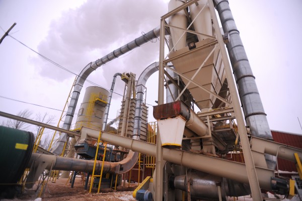 In this February 2014 file photo, raw material processing equipment is shown at the Corinth Wood Pellets in Corinth. In this February 2014 file photo, raw material processing equipment is shown at the Corinth Wood Pellets in Corinth.