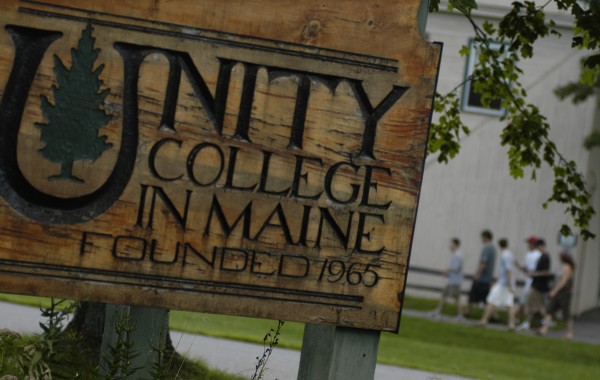 Students walk to the campus cafeteria for dinner during new student orientation weekend at Unity College in 2005. Students walk to the campus cafeteria for dinner during new student orientation weekend at Unity College in 2005.