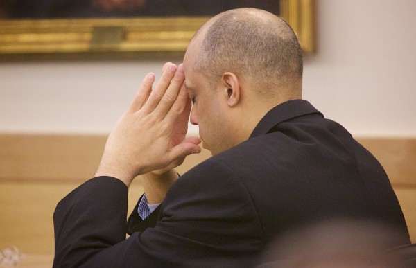 Randall Daluz, 36, of Brockton, Massachusetts is seated at the Penobscot Judicial Center in Bangor on May 1. Randall Daluz, 36, of Brockton, Massachusetts is seated at the Penobscot Judicial Center in Bangor on May 1.