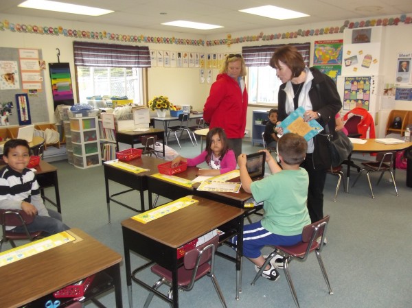 U.S. Rep. Chellie Pingree of Maine (left) and U.S. Rep. Betty McCollum of Minnesota visit a class as they tour the Beatrice Rafferty School on the Passamaquoddy Reservation. The legislators want to secure federal funds to replace the aging school. U.S. Rep. Chellie Pingree of Maine (left) and U.S. Rep. Betty McCollum of Minnesota visit a class as they tour the Beatrice Rafferty School on the Passamaquoddy Reservation. The legislators want to secure federal funds to replace the aging school.
