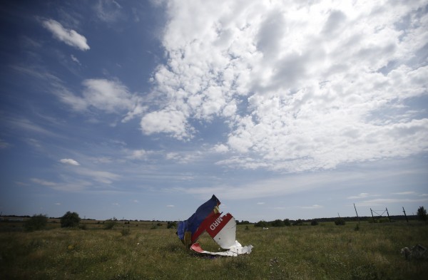 A part of the wreckage of Malaysia Airlines Flight MH17 is pictured at its crash site, near the village of Hrabove, Donetsk region. Secretary of State John Kerry on Sunday laid out what he said was overwhelming evidence of Russian complicity in the downing of the Malaysian airliner in eastern Ukraine. A part of the wreckage of Malaysia Airlines Flight MH17 is pictured at its crash site, near the village of Hrabove, Donetsk region. Secretary of State John Kerry on Sunday laid out what he said was overwhelming evidence of Russian complicity in the downing of the Malaysian airliner in eastern Ukraine.