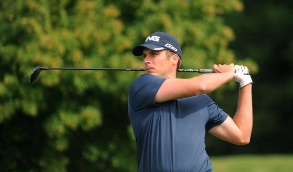 Jesse Speirs of Bangor tees off on the 10th hole on the first day of the Greater Bangor Open at the Bangor Municipal Golf Course on Thursday. Jesse Speirs of Bangor tees off on the 10th hole on the first day of the Greater Bangor Open at the Bangor Municipal Golf Course on Thursday.