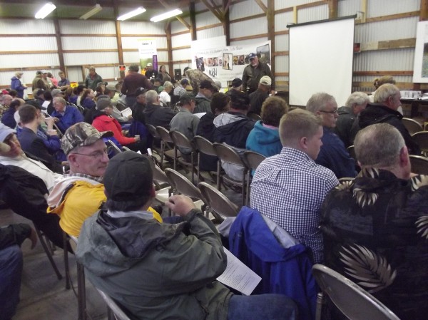 About 150 people, representing blueberry growers, processors, vendors and suppliers, gather at Blueberry Hill Farm, the wild blueberry research and Cooperative Extension facility, for the annual summer field day and meeting. About 150 people, representing blueberry growers, processors, vendors and suppliers, gather at Blueberry Hill Farm, the wild blueberry research and Cooperative Extension facility, for the annual summer field day and meeting.