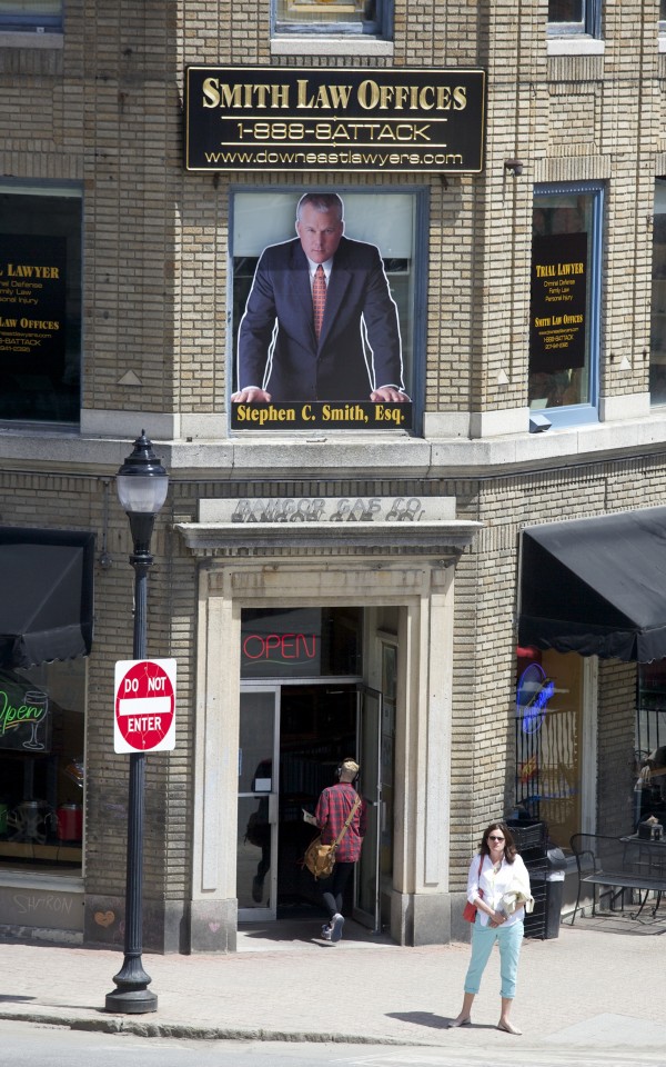 Bangor lawyer’s likeness coming down when attorney Smith joins Augusta firm — Bangor — Bangor