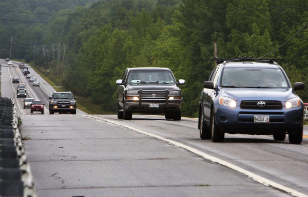 Traffic travels on Wednesday on Route 1A in Dedham near the Lucerne Inn. Traffic travels on Wednesday on Route 1A in Dedham near the Lucerne Inn.