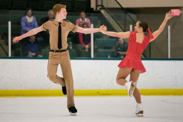 teen ice skater Dick bath robe