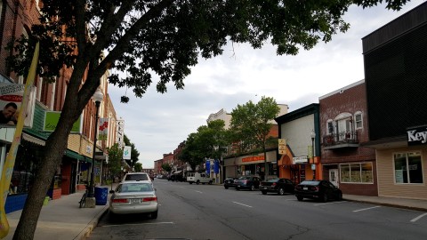 Main Street in Waterville is pictured Aug. 30, 2016.