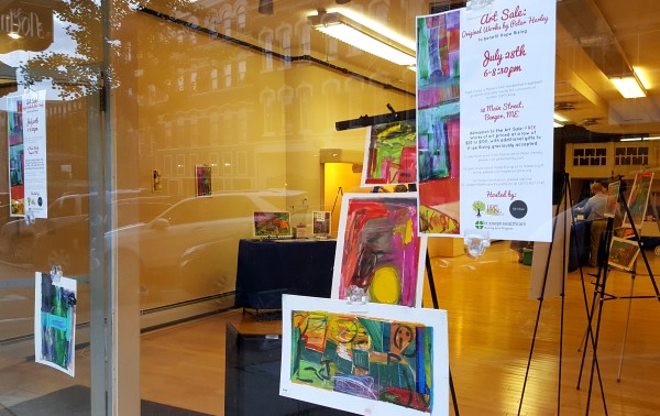 A recent art auction in Bangor raised money for Hope Rising, a residential treatment program in Penobscot County for survivors of the crime of human trafficking.