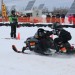 Penske-ized Snowmobile Racer at Caribou Snow Drags