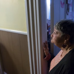 Geneva Belden looks down the hallway at her home in Bangor on Jan. 19. Belden fell on two occasions under the watch of service provider Branches. While those injuries were not necessarily caused by abuse or neglect, the state should have investigated those cases but never did.
