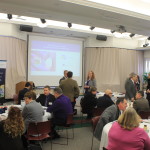 Members of the Aroostook County business community gathered Feb. 9 at the University of Maine-Presque Isle to talk about immigration and global trade issues at a forum with the Maine International Trade Center and others.