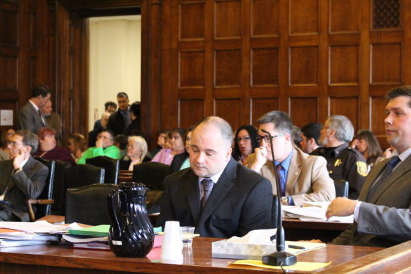 Anthony Sanborn Jr. listens in a Portland courtroom as the key witness in his 1990 murder trial recants the testimony that helped send him to prison. Anthony Sanborn Jr. listens in a Portland courtroom as the key witness in his 1990 murder trial recants the testimony that helped send him to prison.