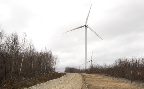 Turbines at the Pisgah Mountain wind project in Clifton. Turbines at the Pisgah Mountain wind project in Clifton.