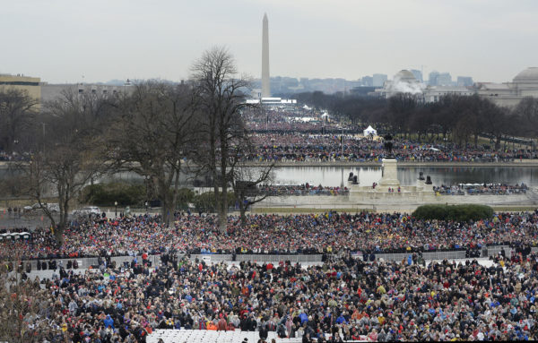 park service didnt alter trump inauguration crowd size count trump inauguration size