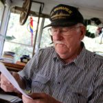 Raymond Payeur, 92, of Sanford, who served in the U.S. Navy in World War II, was aboard the USS Indianapolis for just a short time but remembers his time there well. Eleven days after Payeur left the ship at Pearl Harbor in Hawaii, it was torpedoed by the Japanese. He spoke of his shipmates and other aspects of the war on Friday.