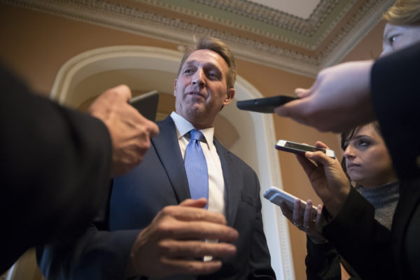 Flake Likens Trump to Stalin Over 'Enemy of People' Press Attacks Flake Likens Trump to Stalin Over 'Enemy of People' Press Attacks