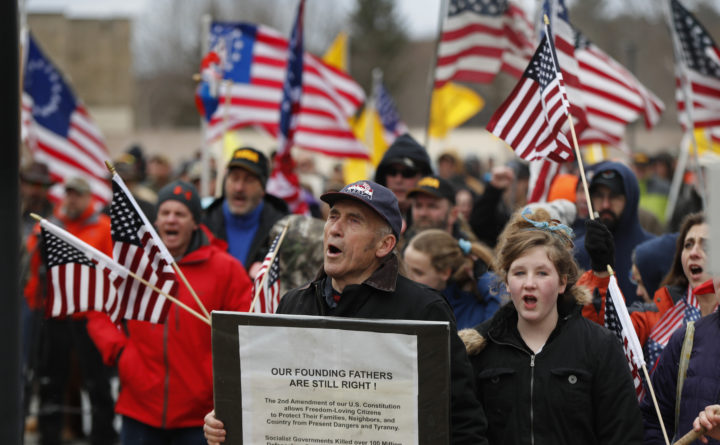 Students rally gun right advocates in Kalispell Students rally gun right advocates in Kalispell