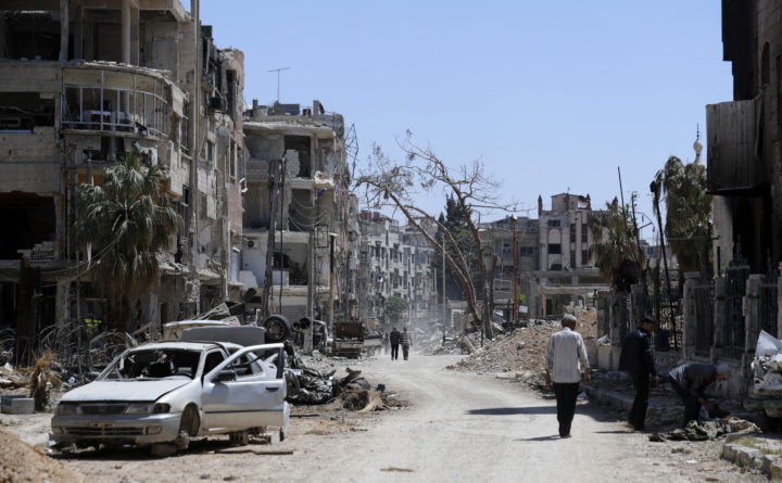 Before and after: satellite pictures reveal damage of Syria strikes