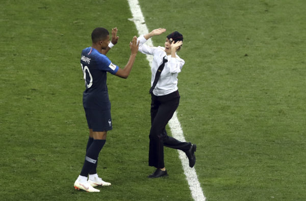 Pussy Riot claims on-field protest at World Cup final