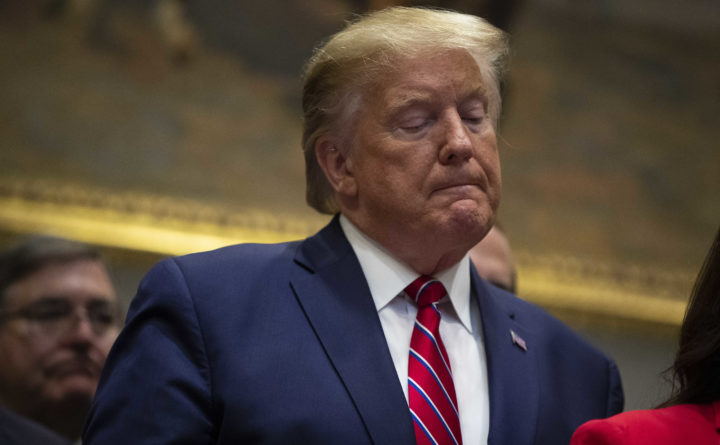 Chief justice orders delay in House fight for Trump records