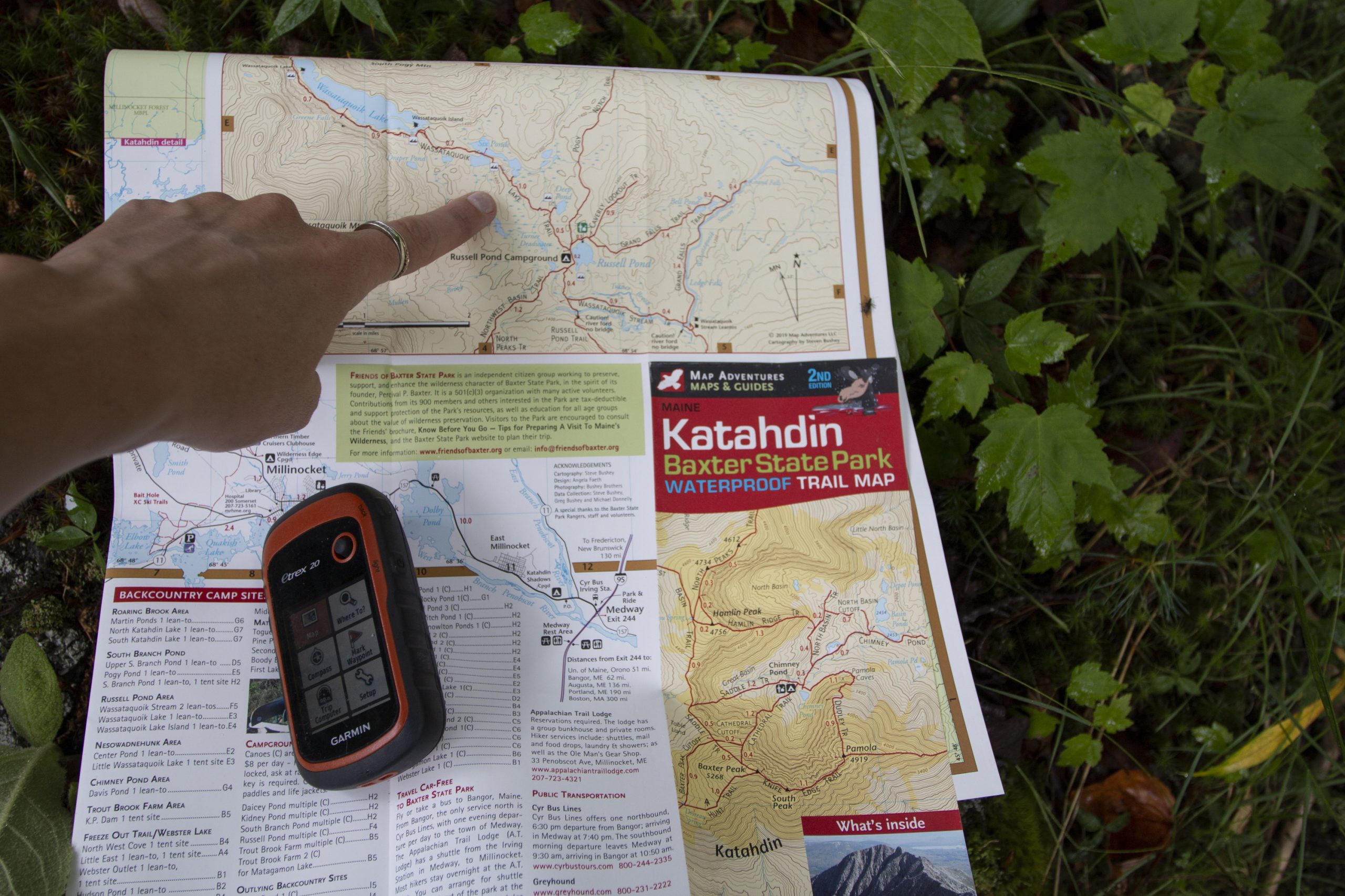 How to read a trail map