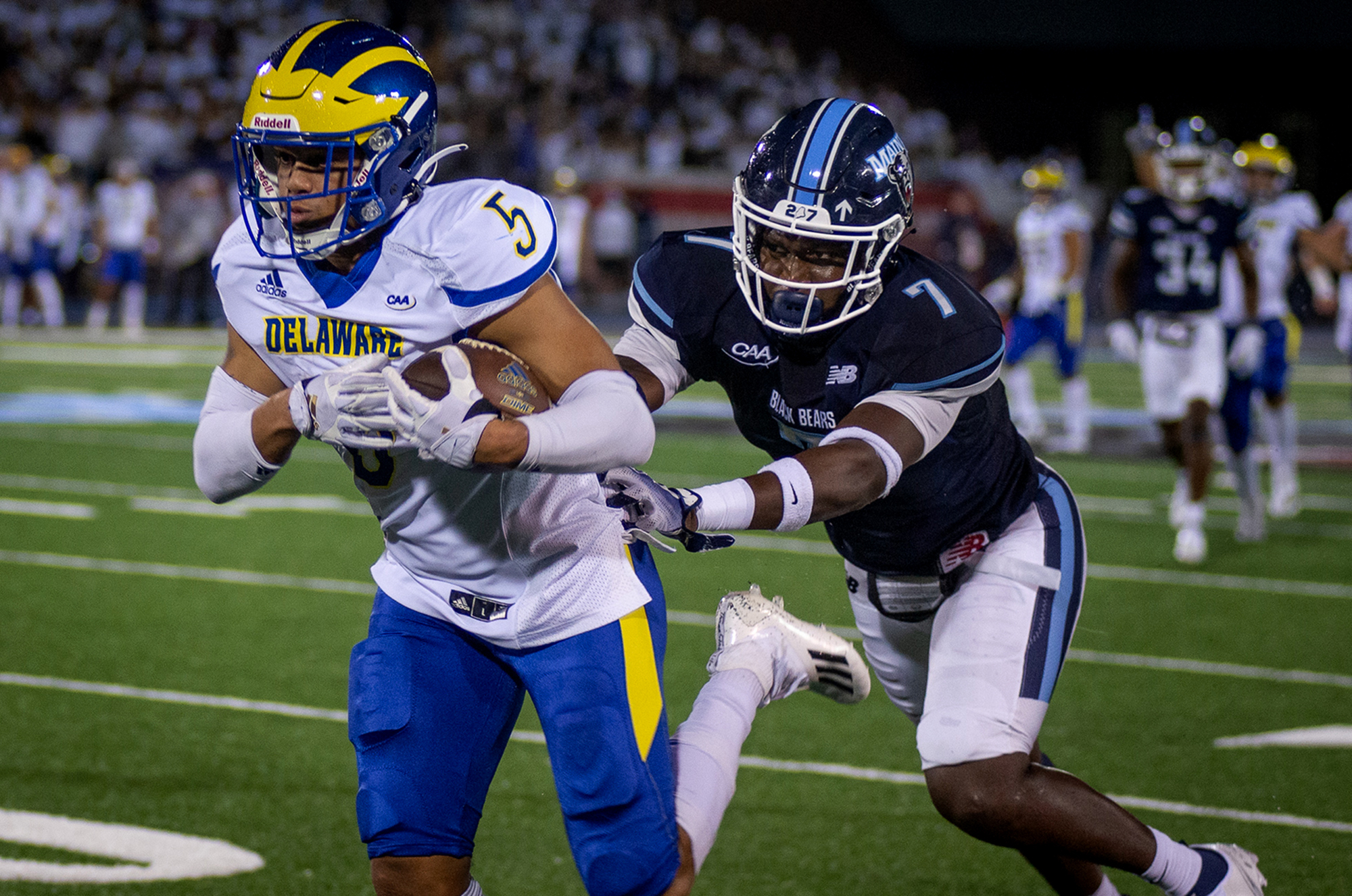 Delaware Scores 17 Unanswered Points To Rally Past Umaine In Football Season Opener