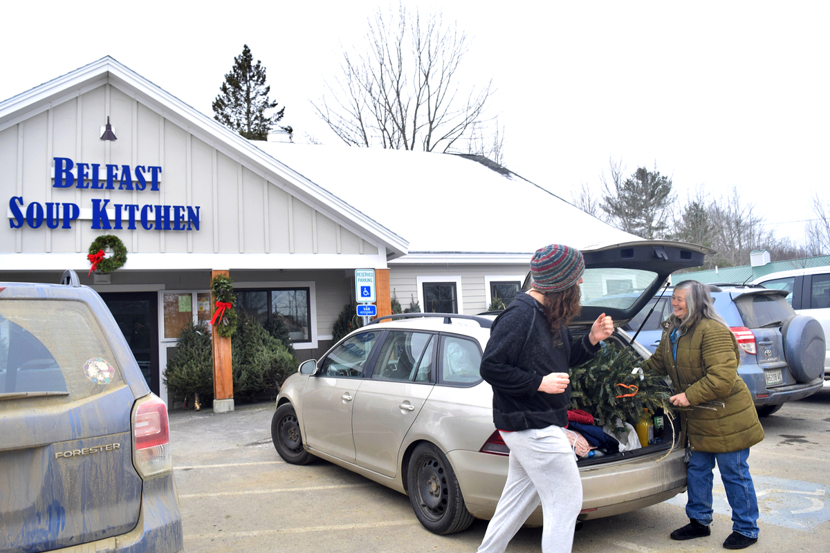 Belfast Soup Kitchen is giving away free Christmas trees and wreaths