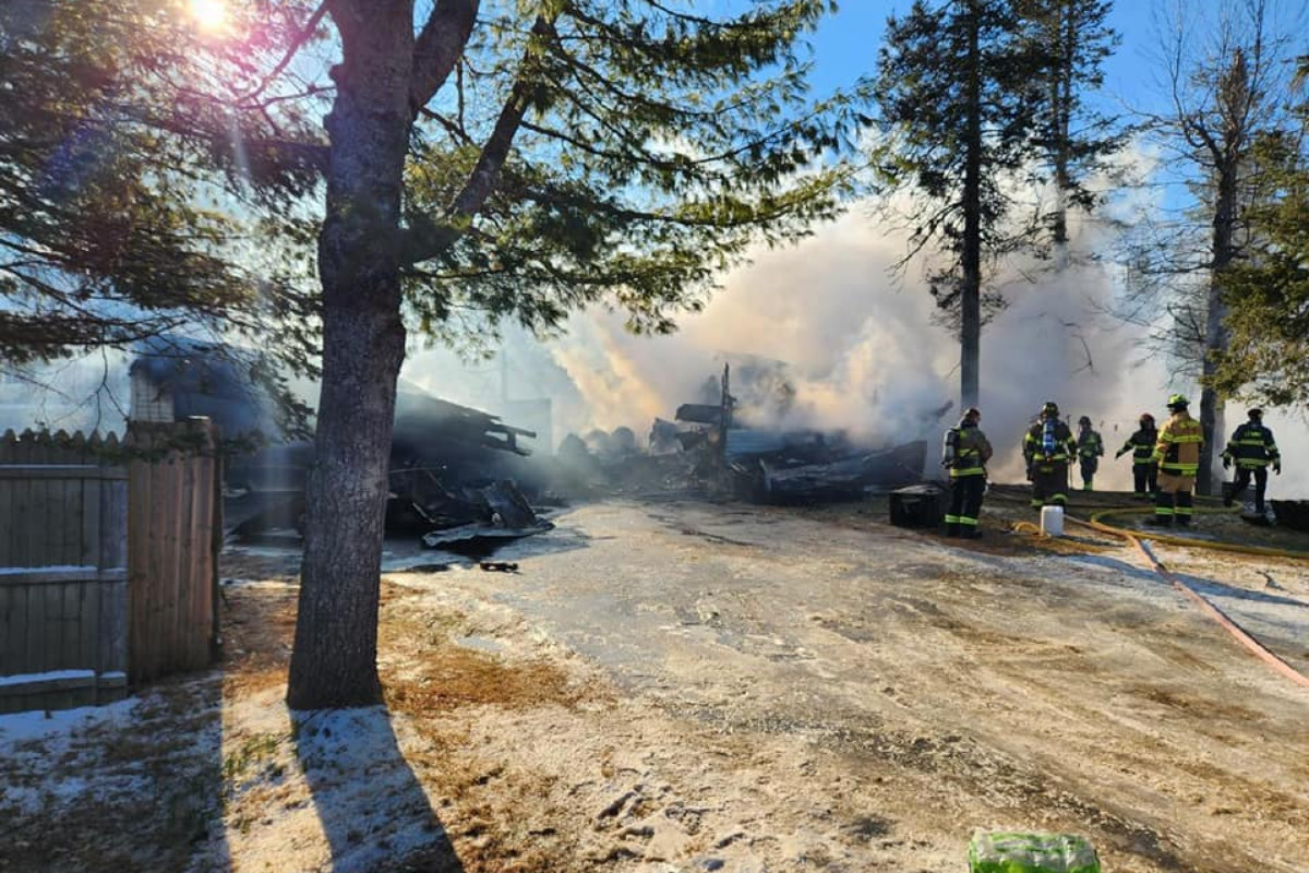 Etna house a total loss after Tuesday morning fire