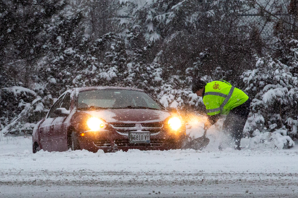 Snowfall totals from Thursday’s storm