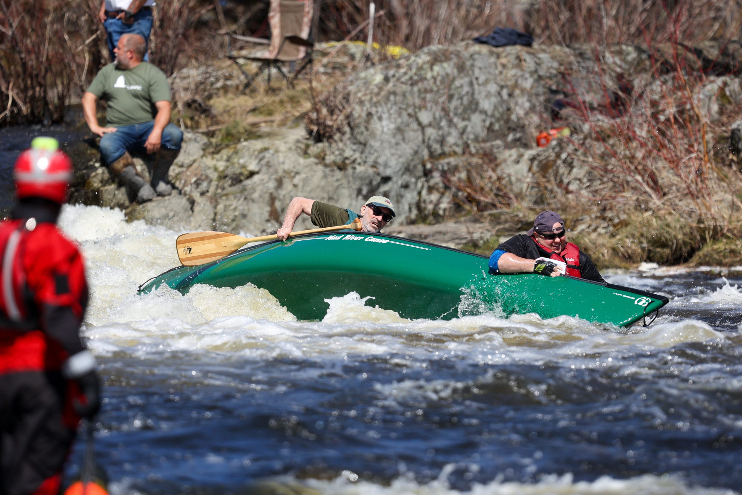 Watch paddlers take on Six Mile Falls in the 2023 Kenduskeag Stream