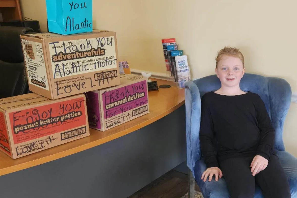 Ellsworth girl scout breaks Maine cookie sales record TrendRadars