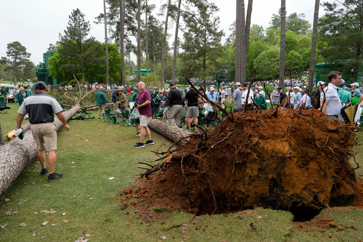 Masters crews make quick work of fallen trees on golf course TrendRadars