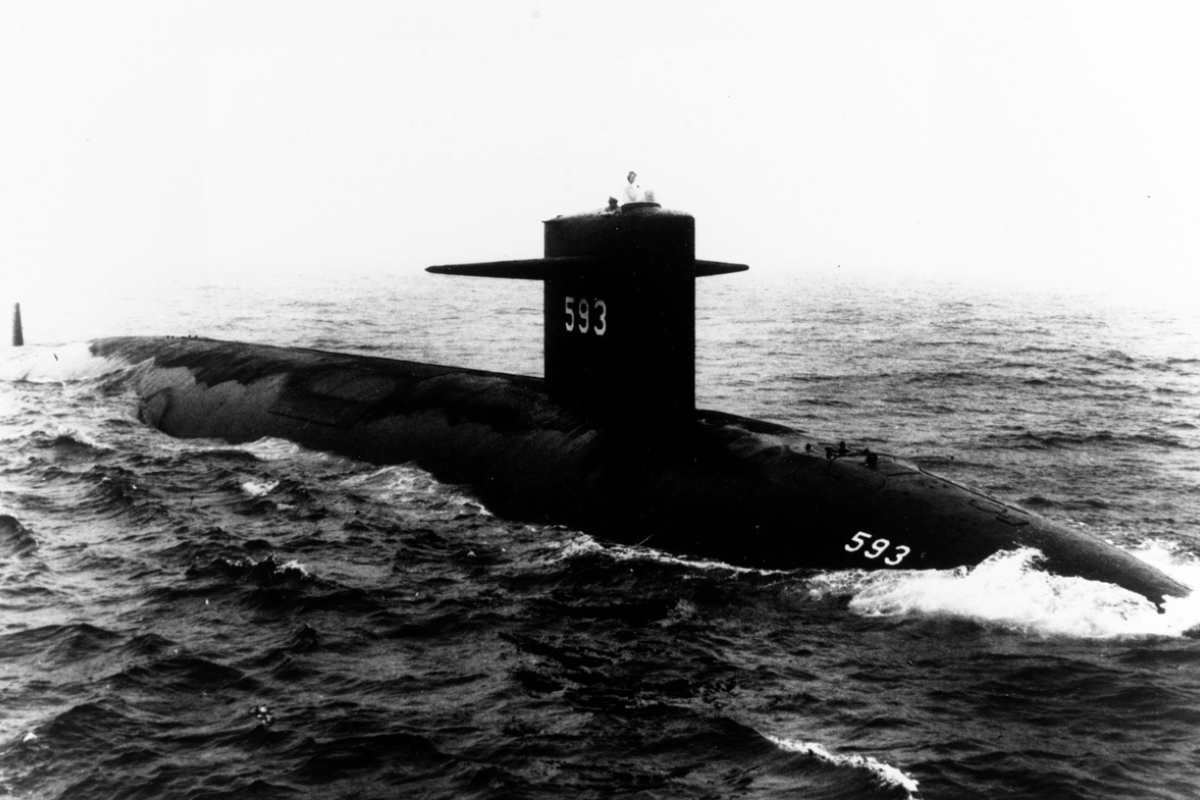 Mainebuilt Thresher submarine tragedy still recalled in song 60 years