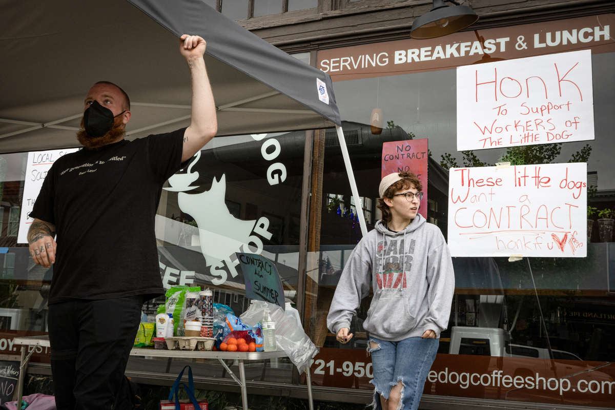 Little Dog Coffee Shop's future uncertain after 2-week strike - Vimarsana News
