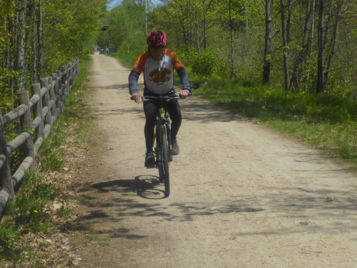 Biking Maine’s trails is better exercise than running