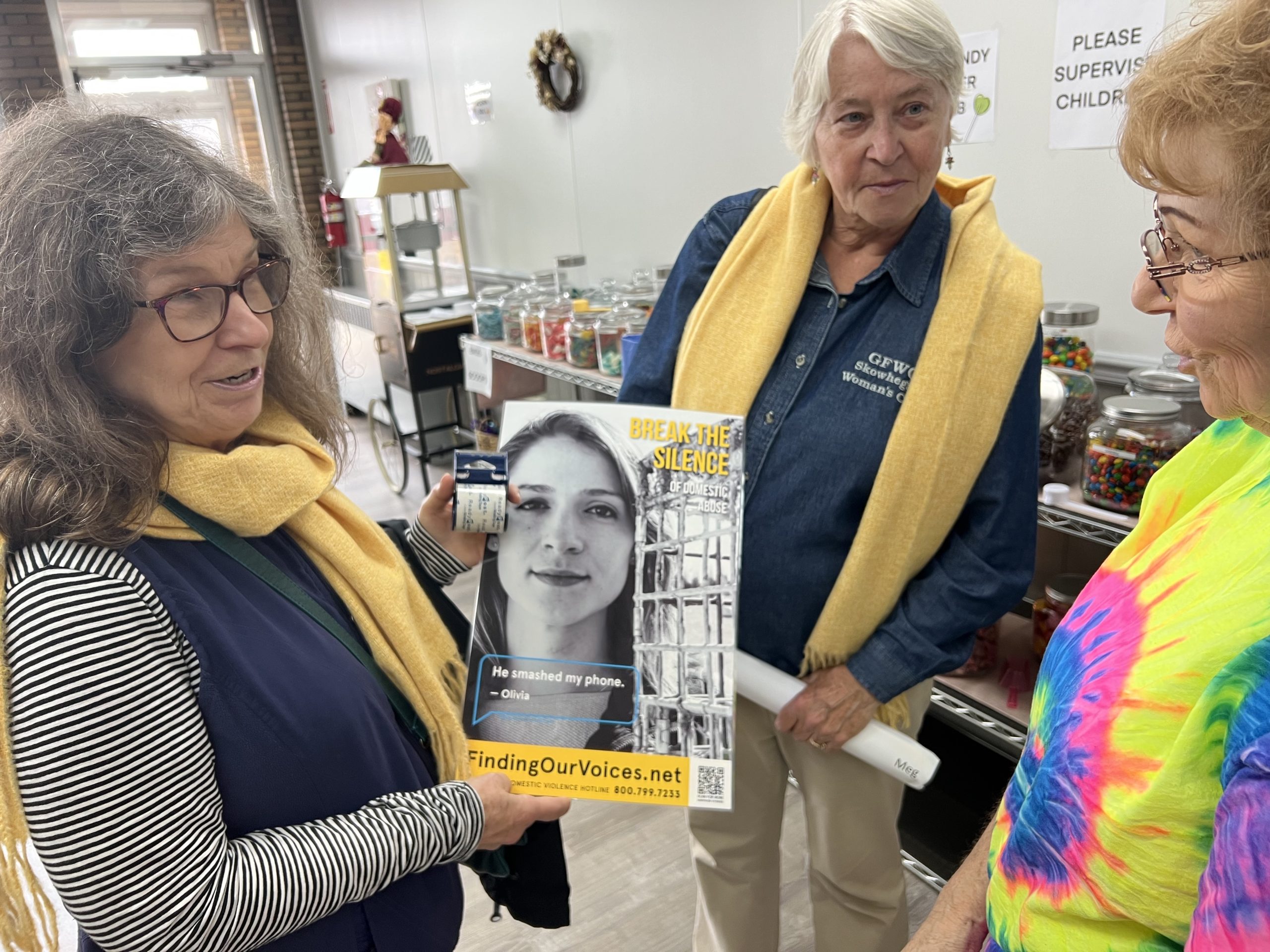 Skowhegan Woman's Club breaks the silence of domestic abuse with ...
