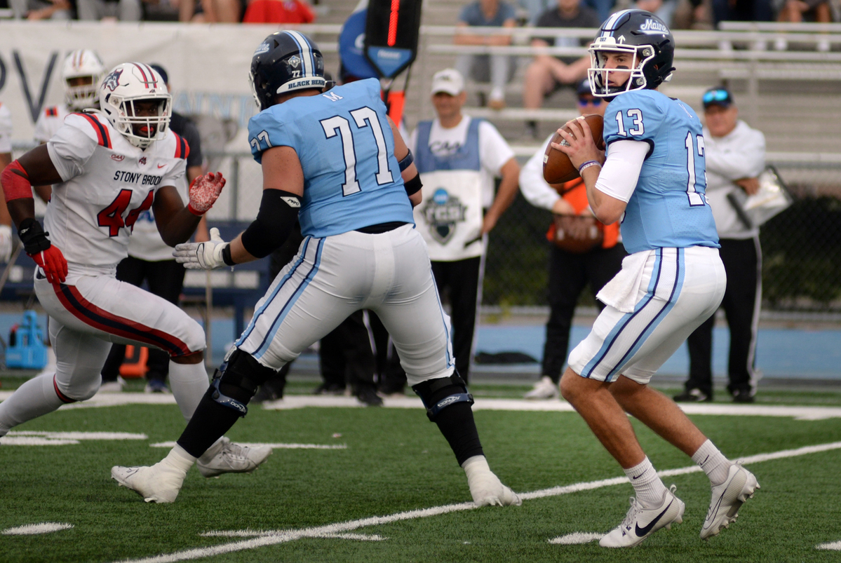 UMaine quarterback sets school record for passing yards