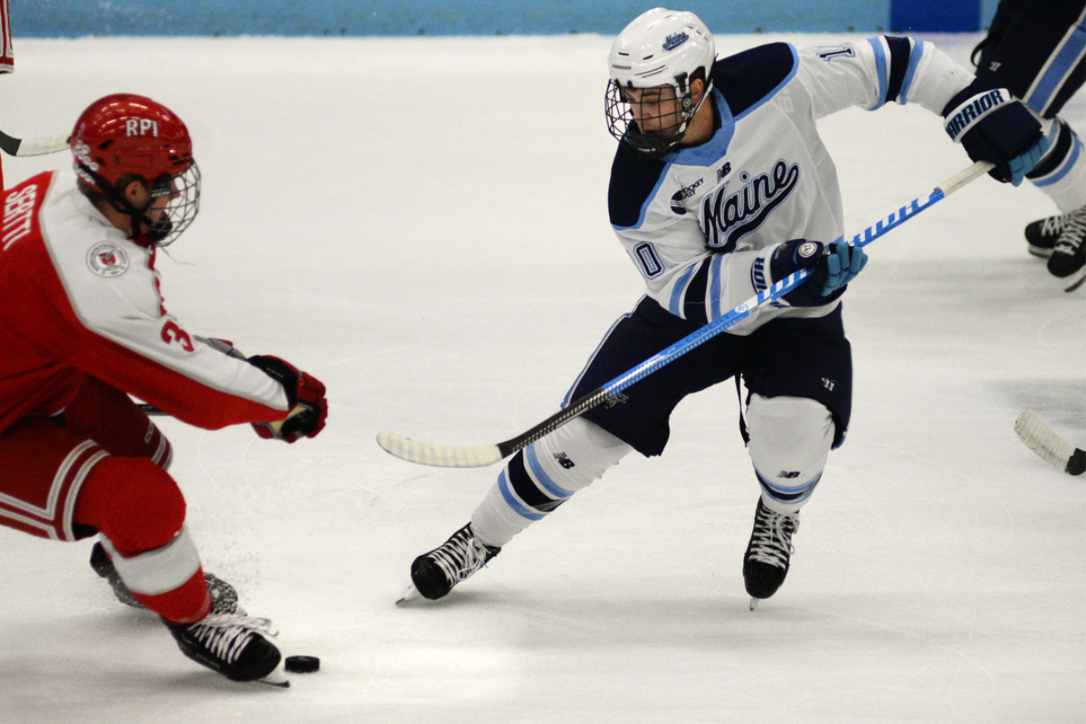 UMaine hockey player gets stitches in finger after practice injury