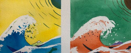 All-Ages Paint 'n' Sip: Pop-Art Waves - Bangor Daily News