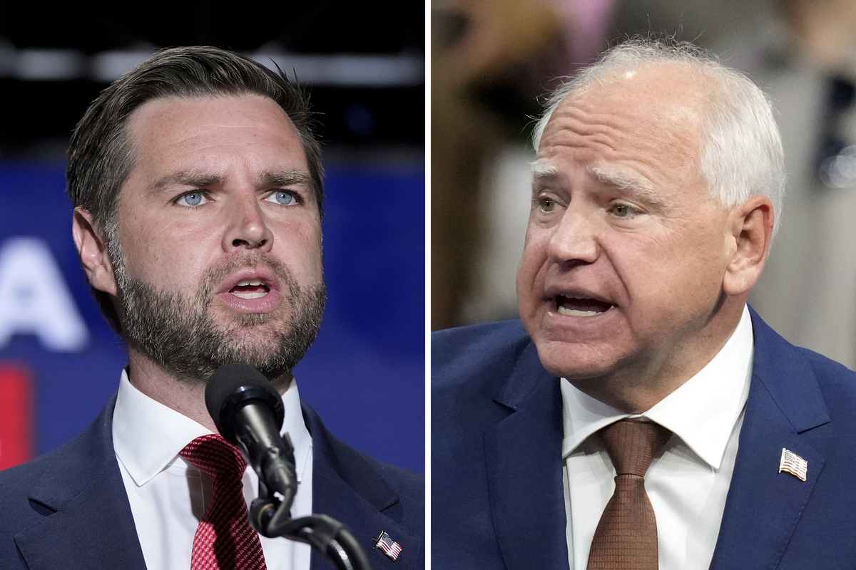 Watch: JD Vance and Tim Walz meet at vice presidential debate