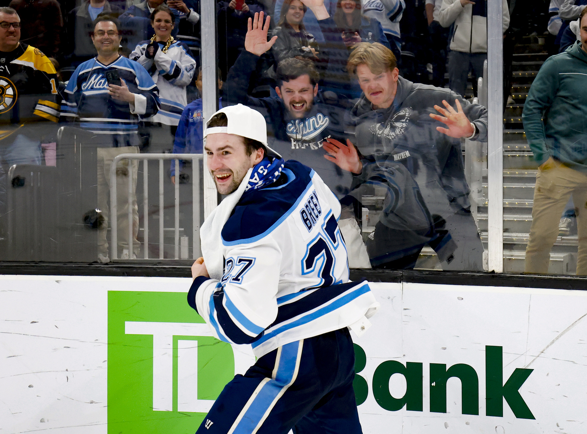 UMaine’s Lynden Breen achieves dream of becoming a pro hockey player