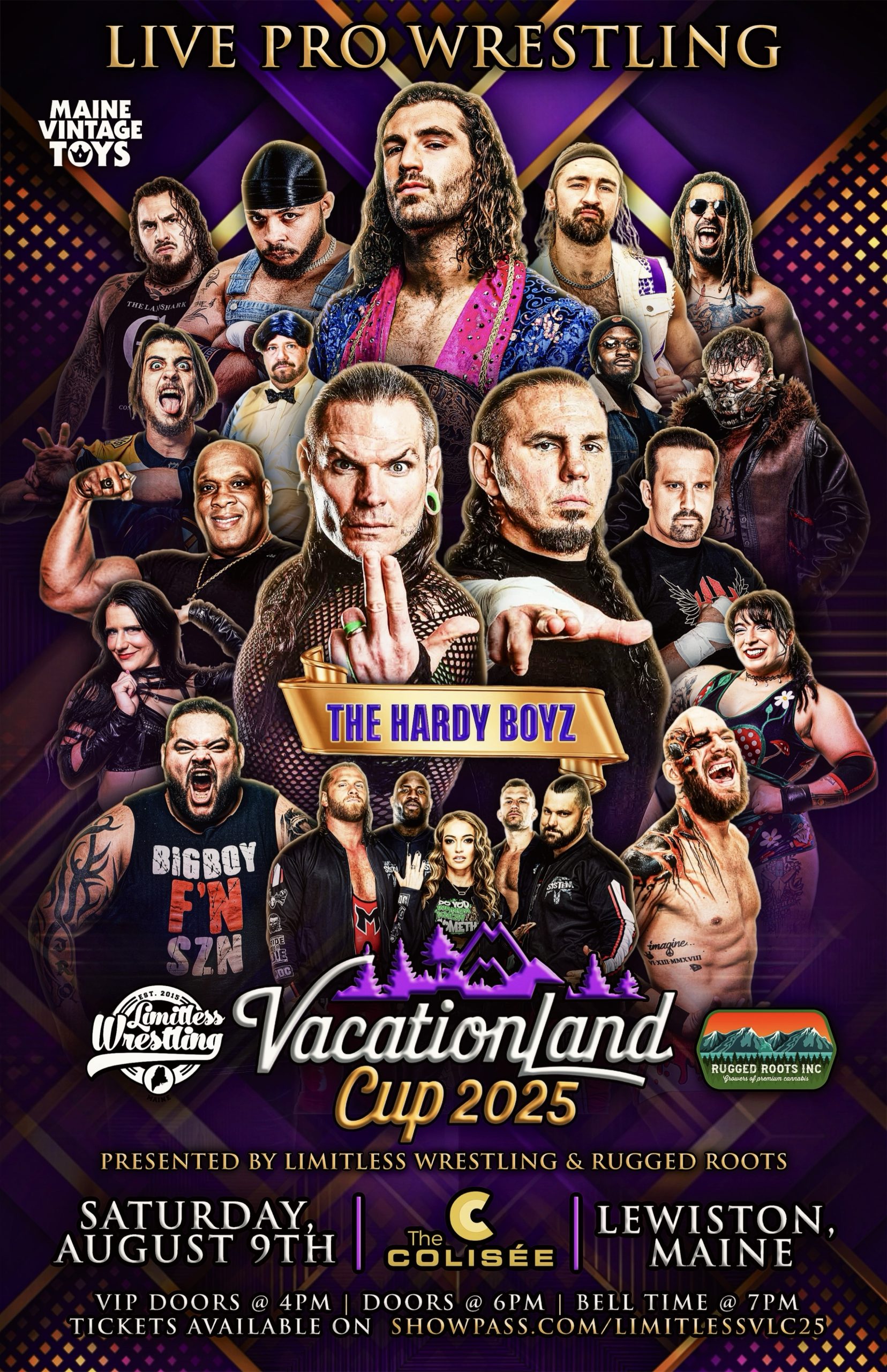 Limitless Wrestling announces The Hardy Boyz debut at Vacationland