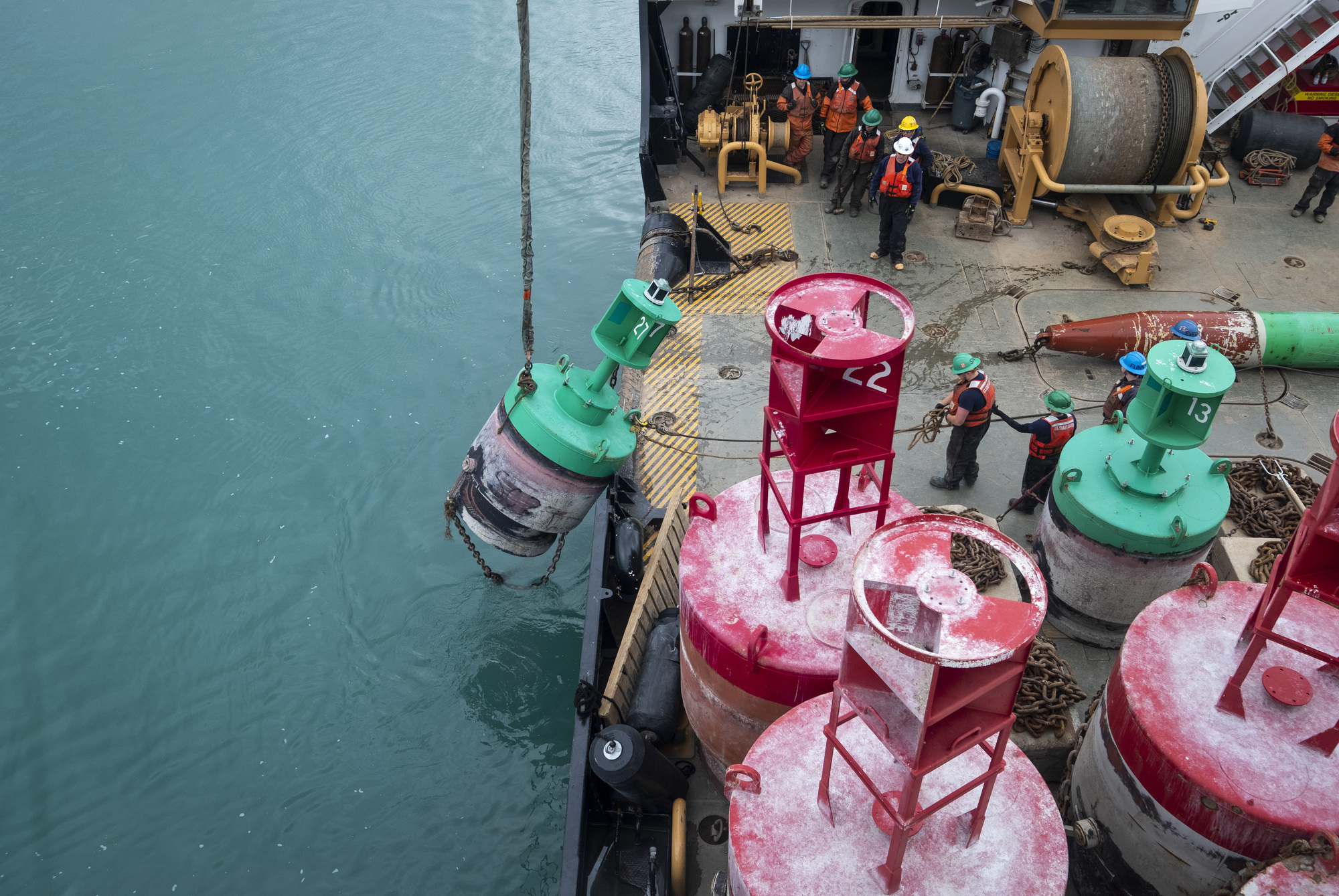 Coast Guard pauses removal of Maine navigation buoys after pushback