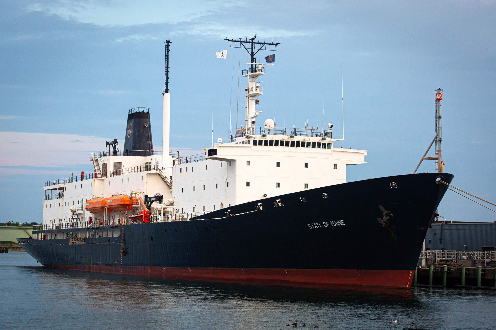 Maine Maritime Academy’s new training ship will anchor in Searsport until next summer
